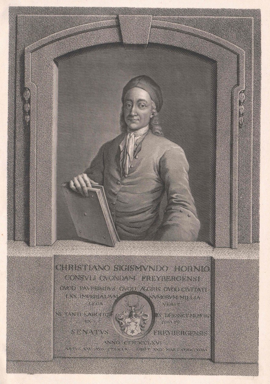 Christian Sigismund hoorn door Artist Unknown