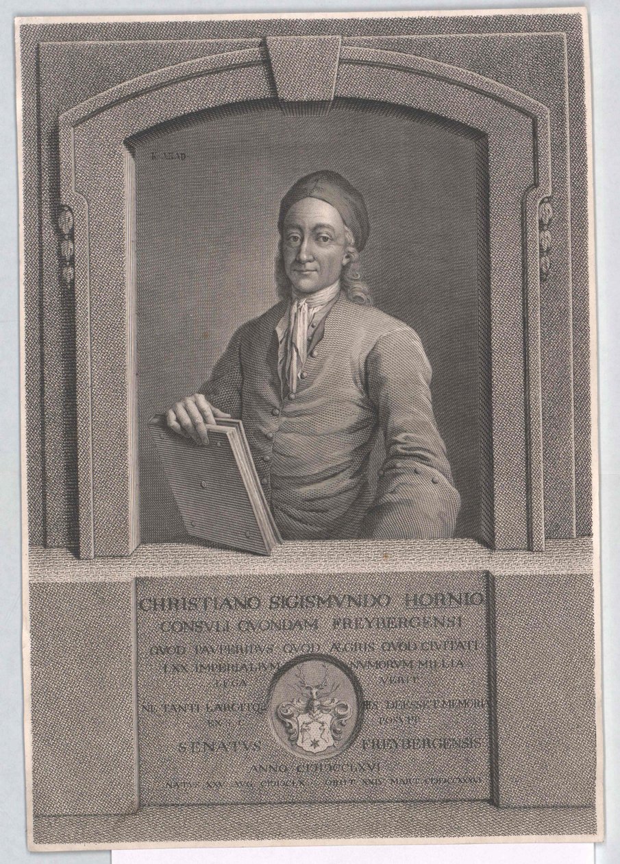 Christian Sigismund hoorn door Artist Unknown