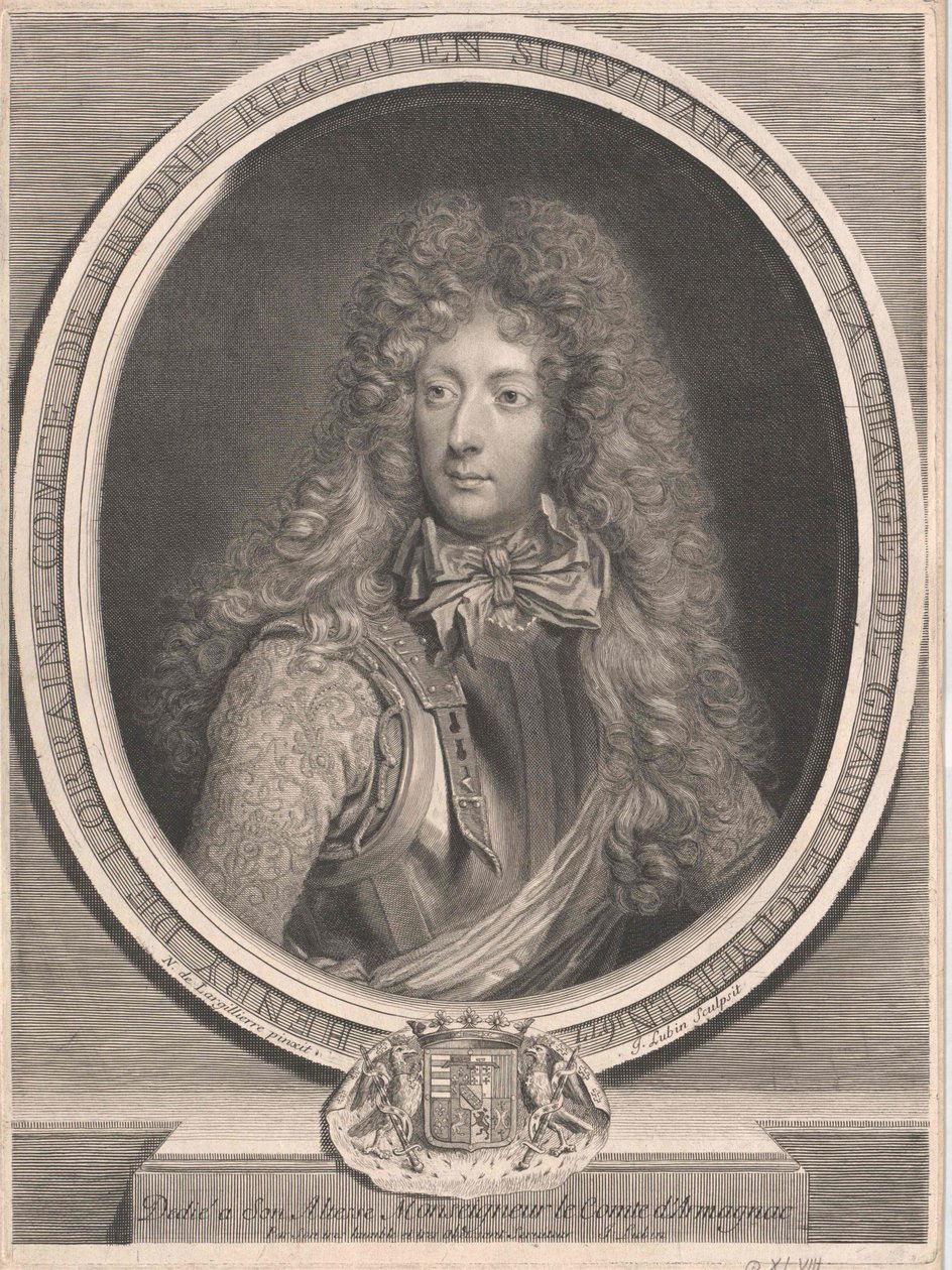 Graaf van Brionne Hendrik van Lotharingen door Artist Unknown