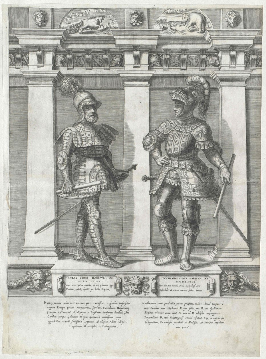 Graaf van Habsburg Guntram de Rijke door Artist Unknown