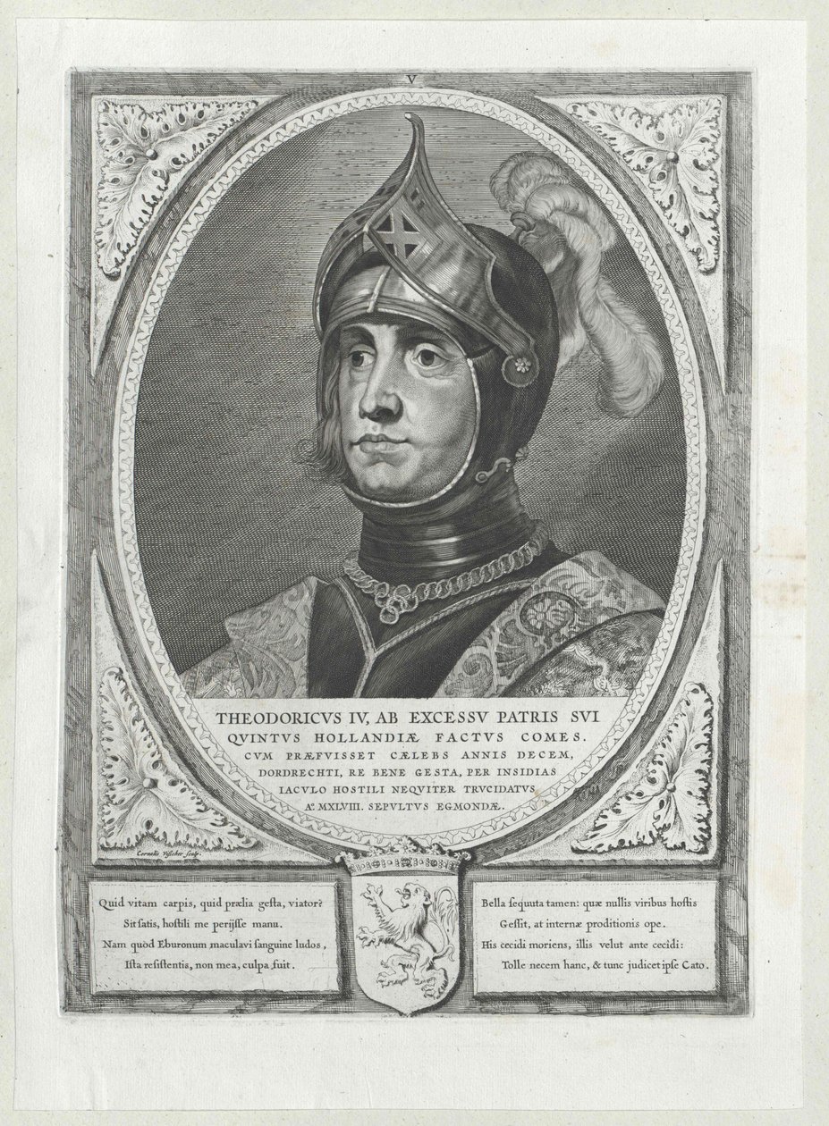 Graaf van Holland Dietrich IV door Artist Unknown