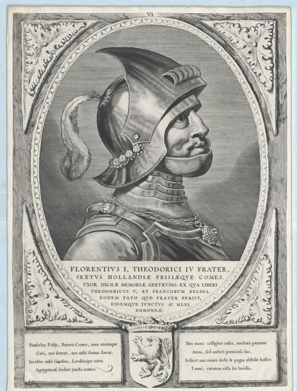 Graaf van Holland Florence I door Artist Unknown