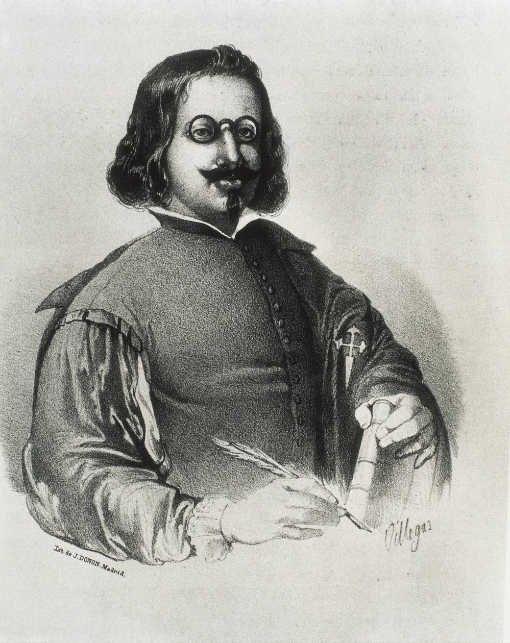 Francisco de Quevedo door Artist Unknown