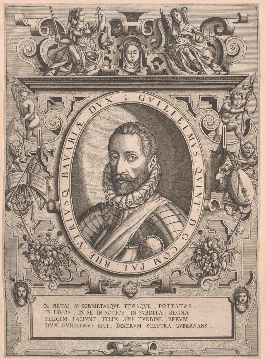 Hertog van Beieren Willem V door Artist Unknown