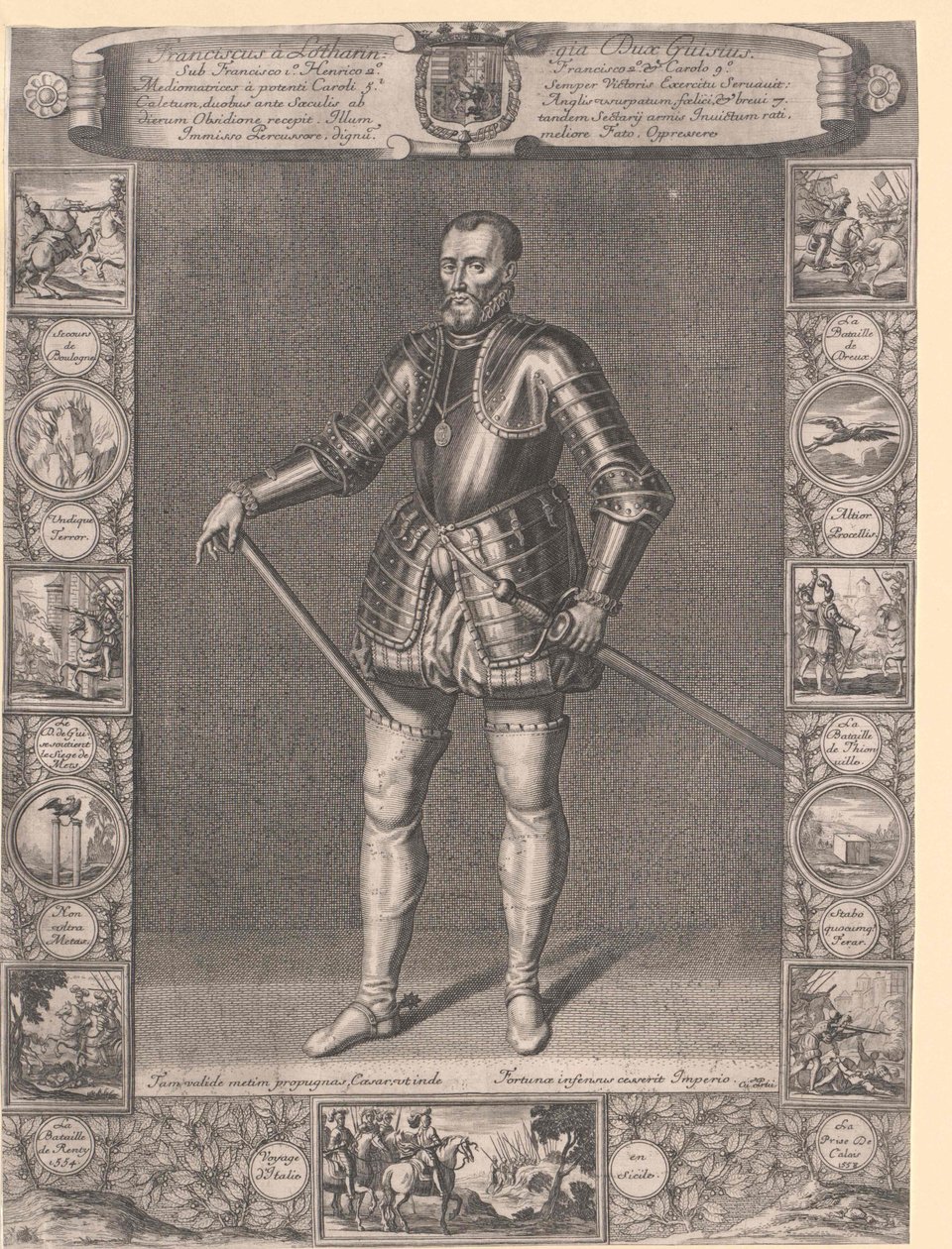 Hertog van Guise Franz I van Lotharingen door Artist Unknown