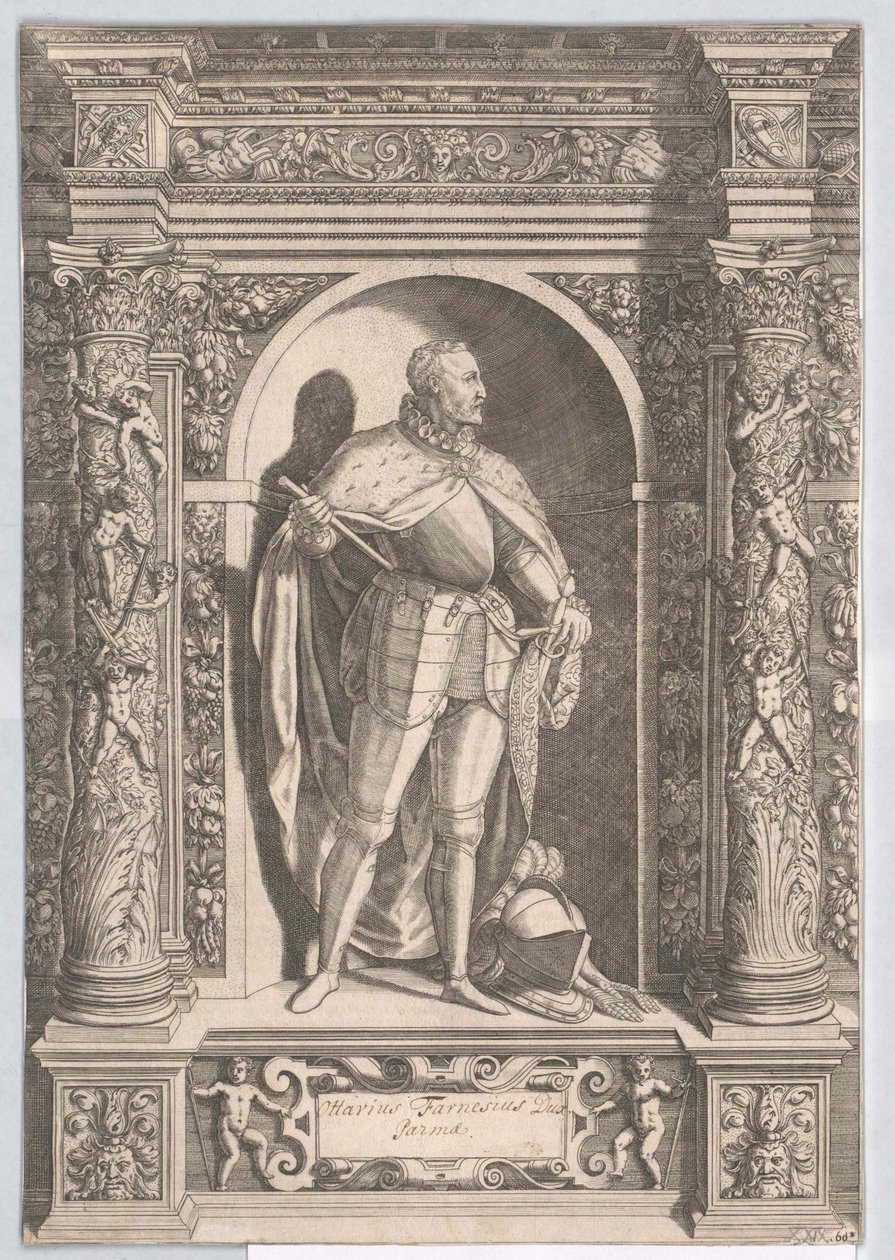 Hertog van Parma Octavian Farnese door Artist Unknown