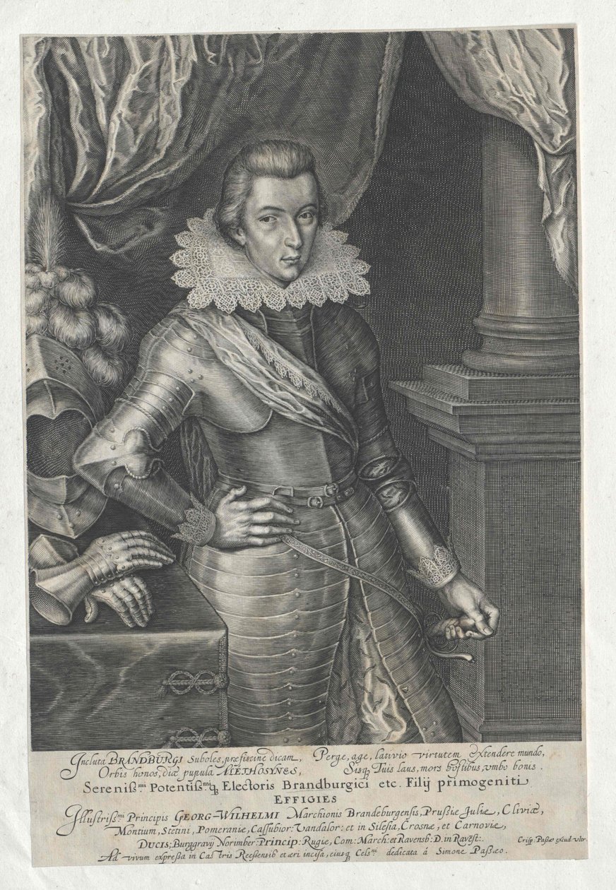 Keurvorst van Brandenburg Georg Wilhelm door Artist Unknown