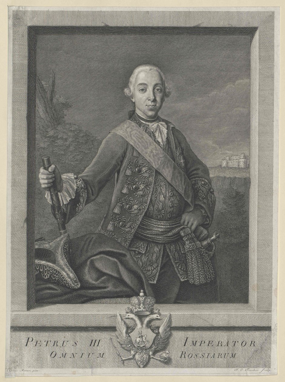 Keizer van Rusland Peter III door Artist Unknown