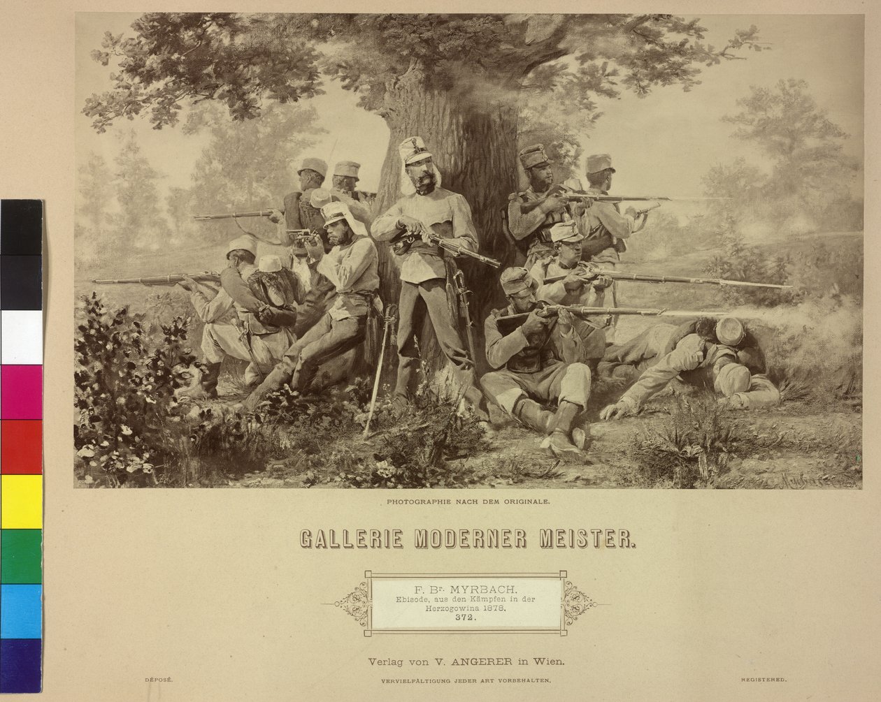 Episode uit de gevechten in Herzegovina 1878 door Artist Unknown