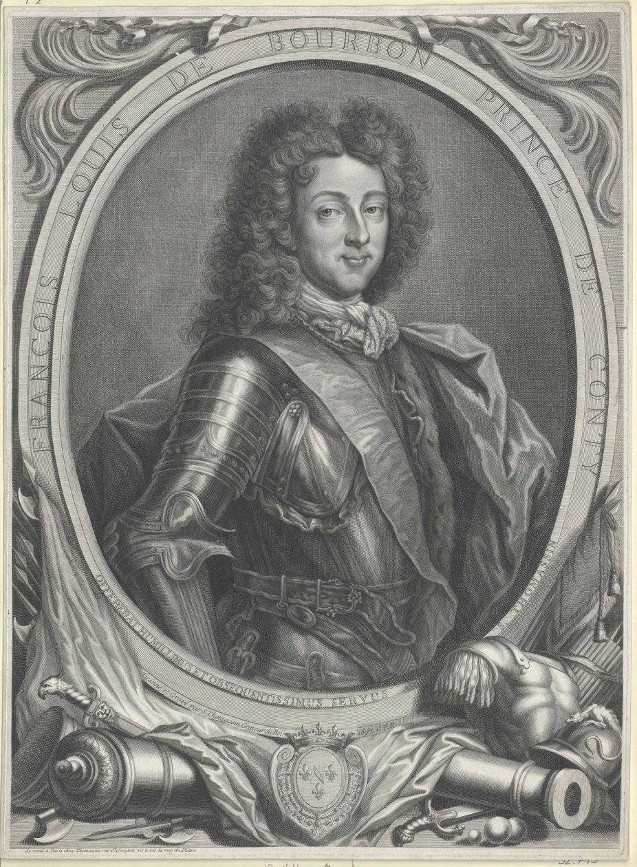 Franz Ludwig prins Conty door Artist Unknown