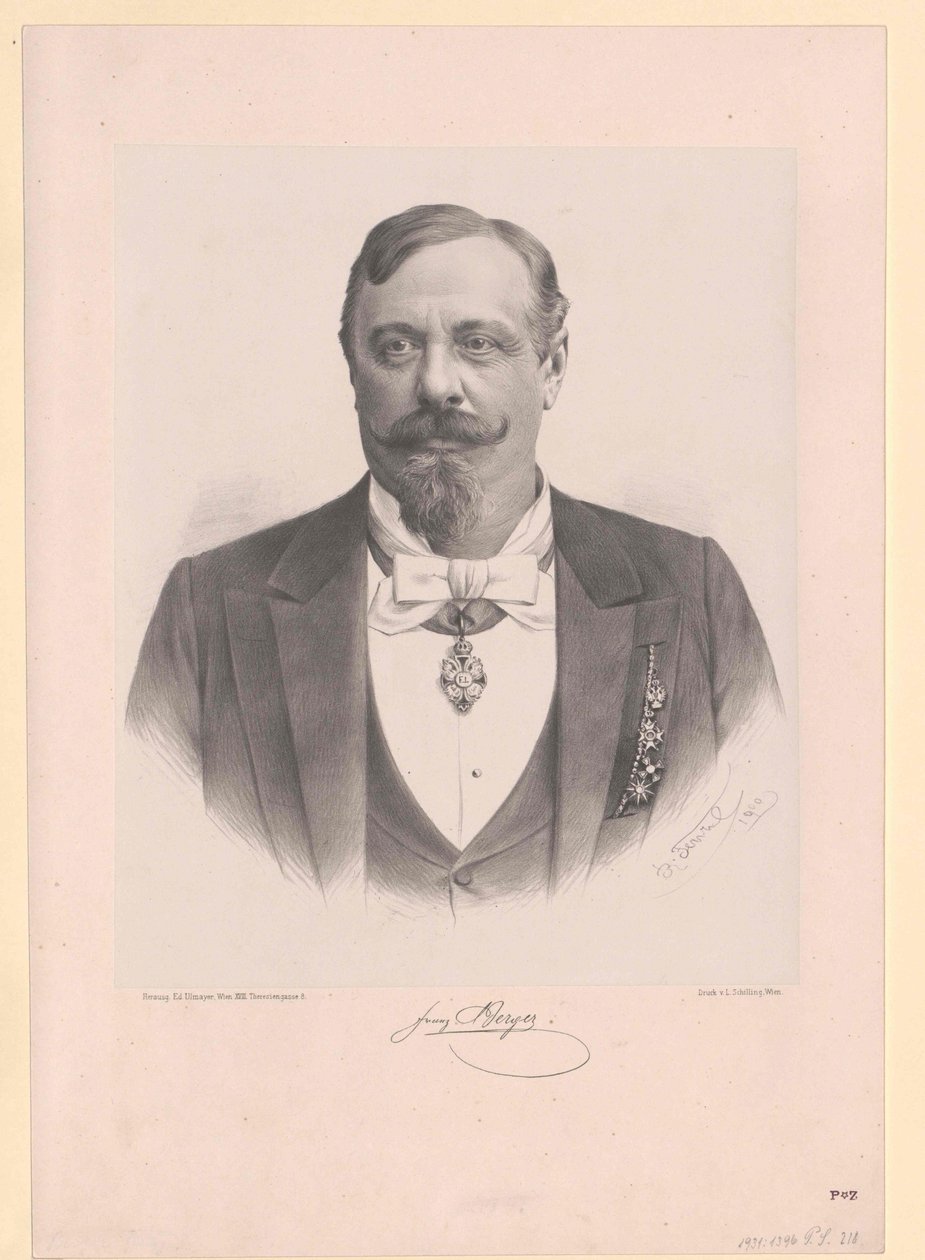Franz Ritter Berger door Artist Unknown