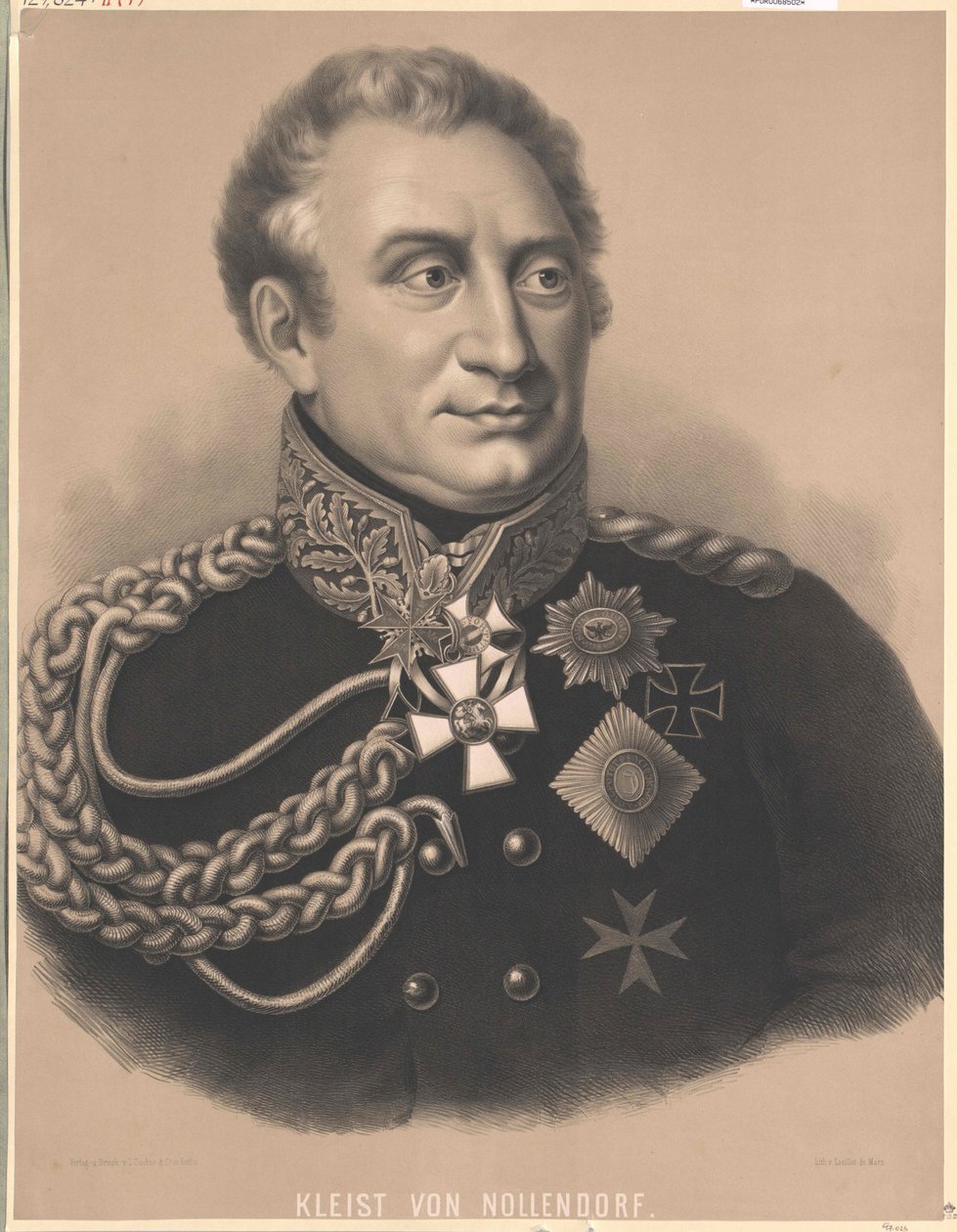 Frederic Henry graaf Brill von Nollendorf door Artist Unknown