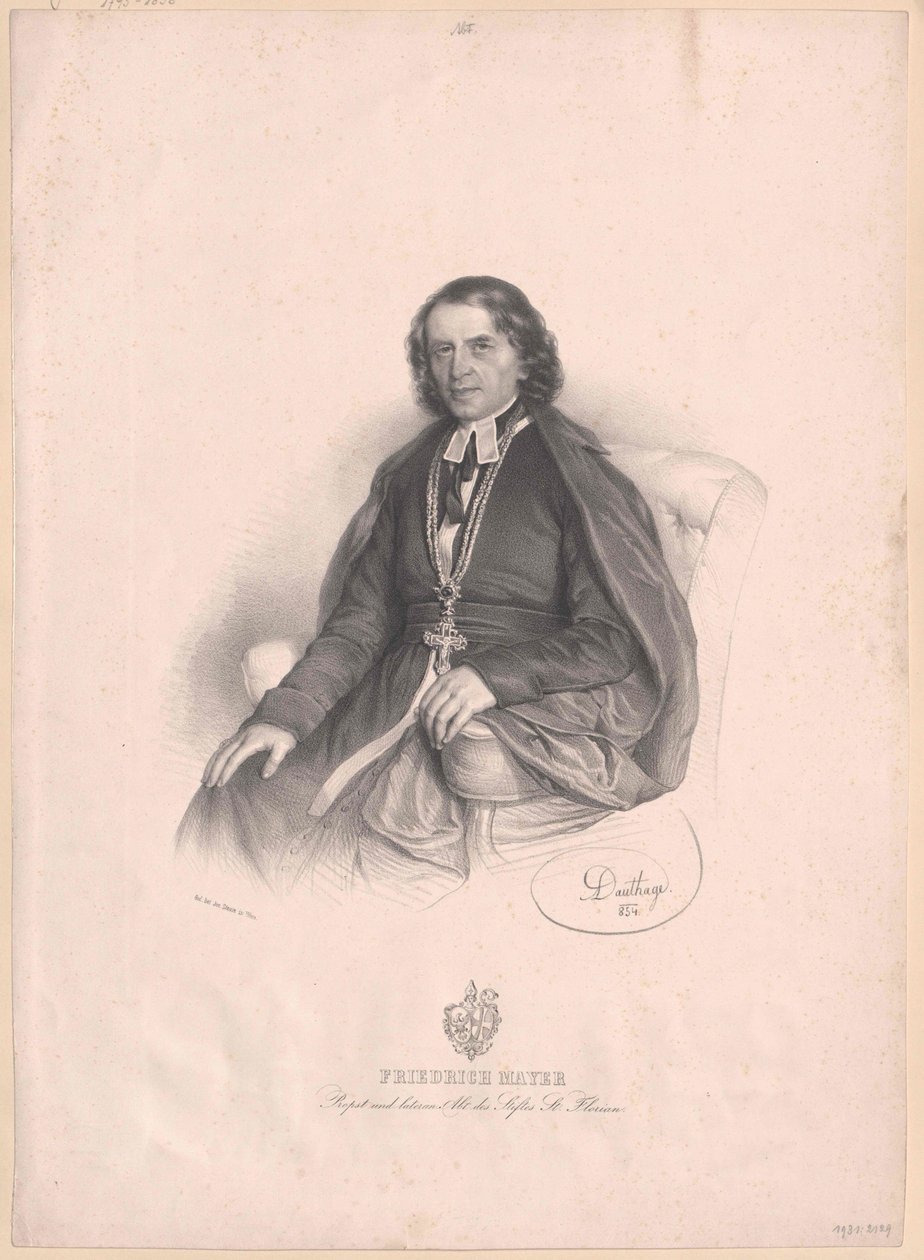Frederick (Gottlieb) Mayer door Artist Unknown