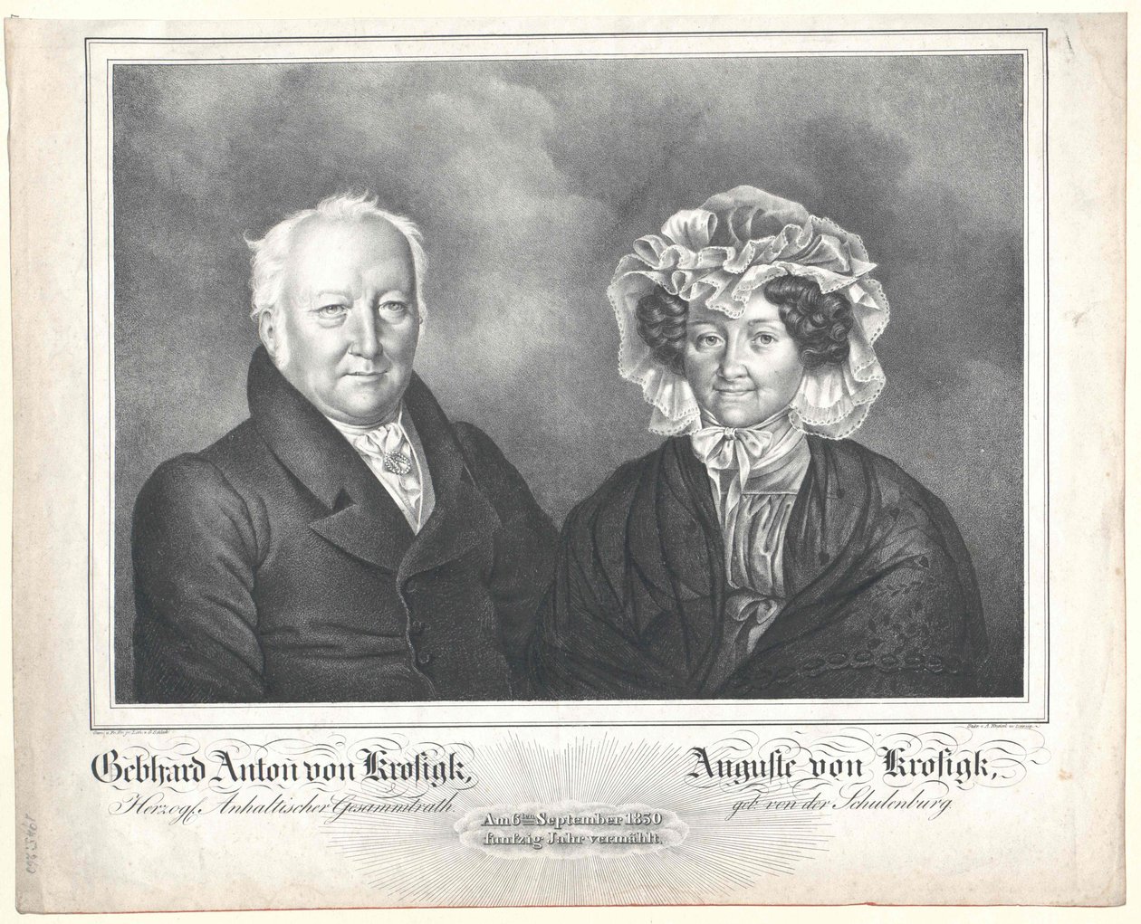 Gebhard Anton von Krosigk door Artist Unknown
