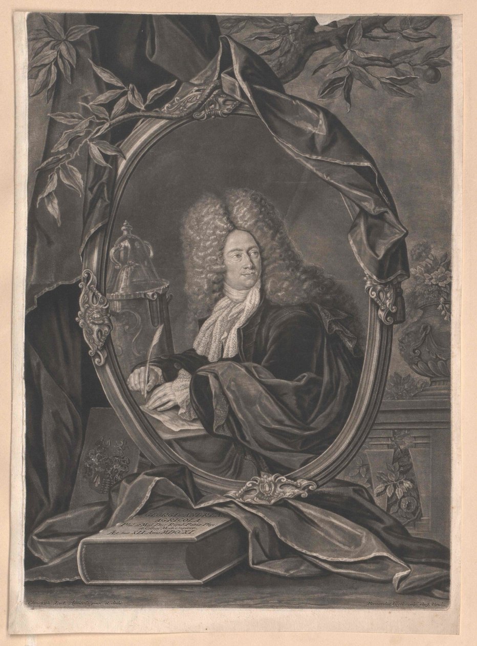Georg Andreas Agricola door Artist Unknown