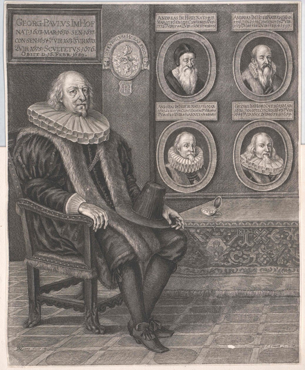 George Paul Imhof door Artist Unknown