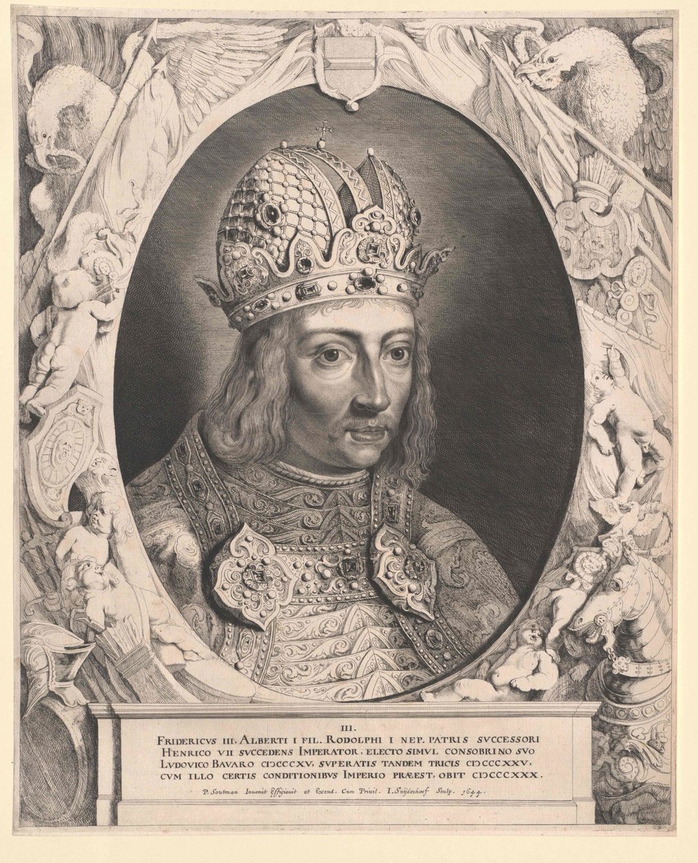 Duitse koning Frederik III van de schoonheid door Artist Unknown