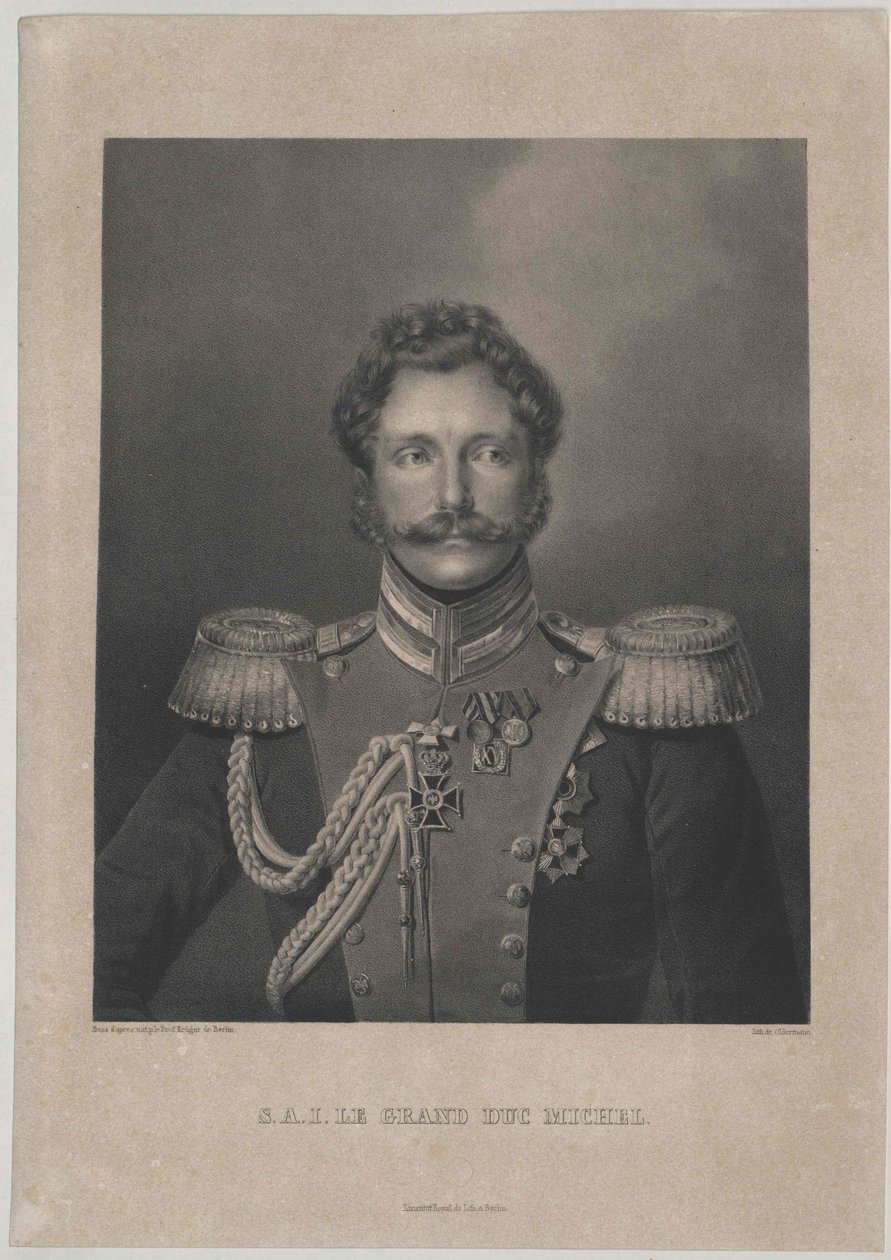 Grootvorst van Rusland Michael door Artist Unknown