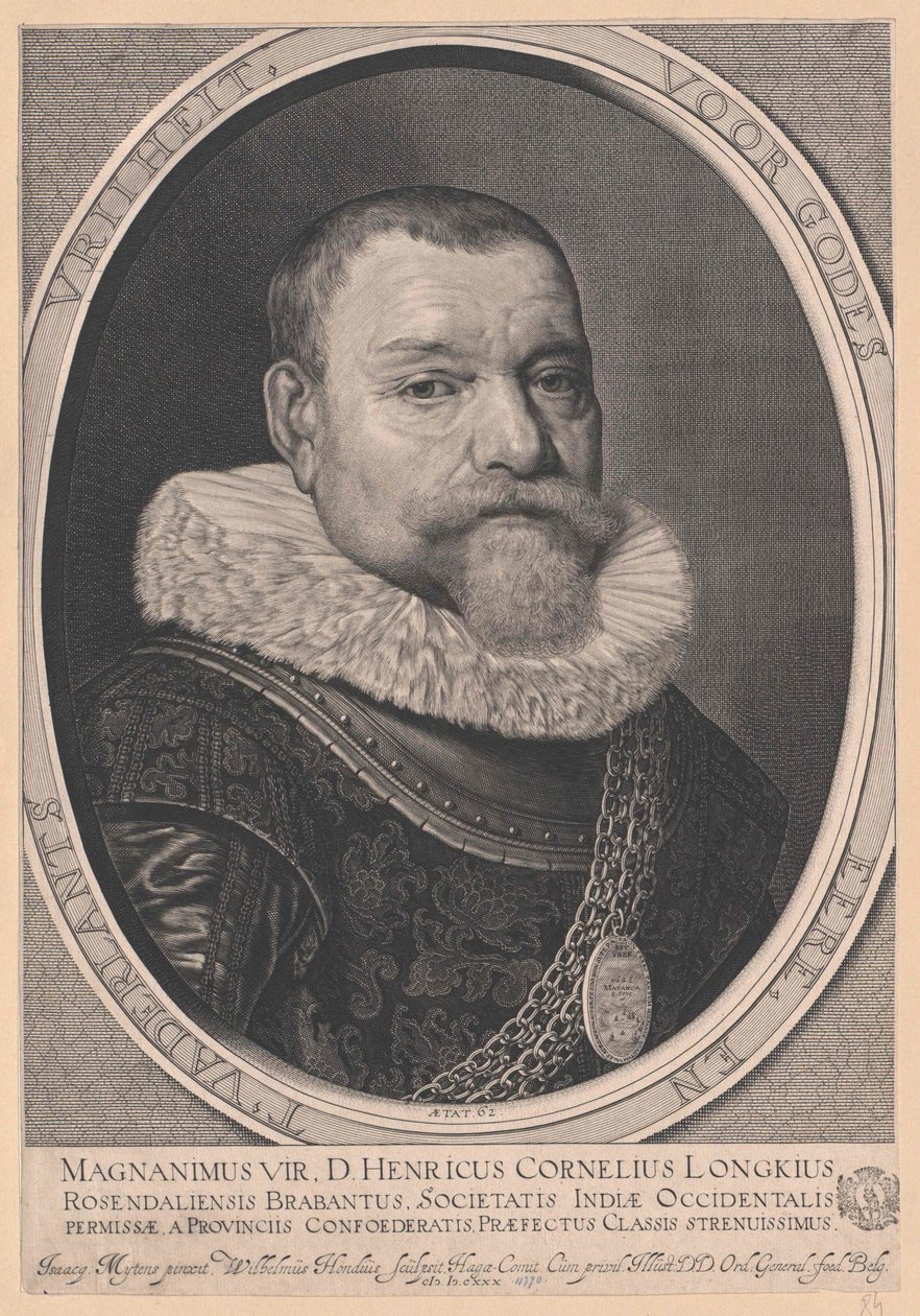 Hendrick Cornelis Lonck door Artist Unknown