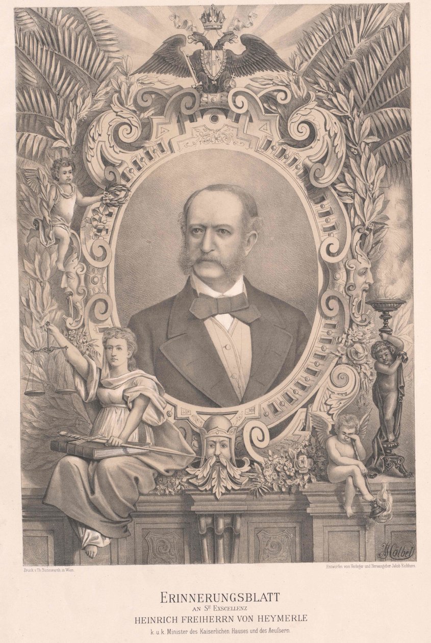 Henry Baron von Haymerle door Artist Unknown