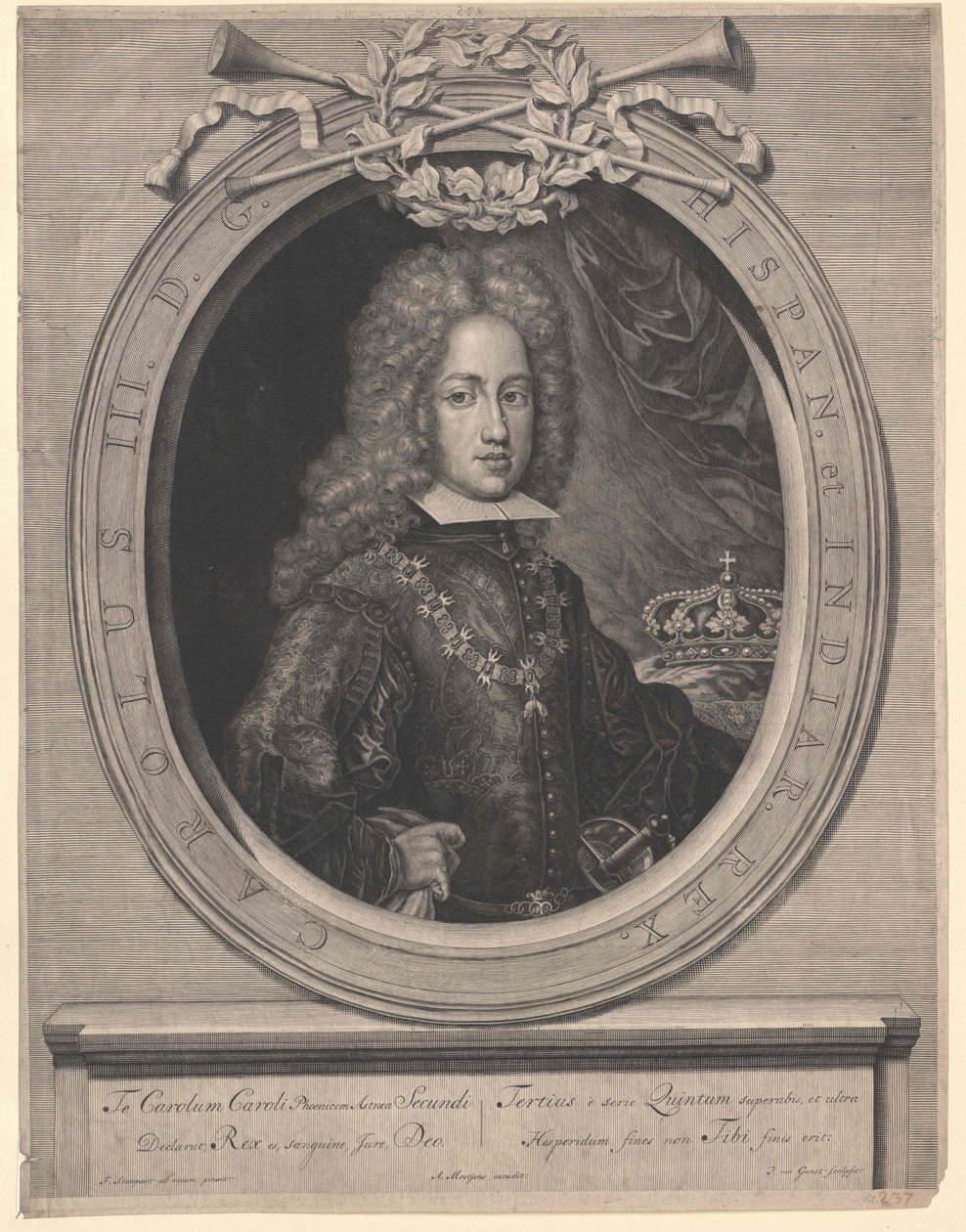 Heilige Roomse Keizer Karel VI door Artist Unknown