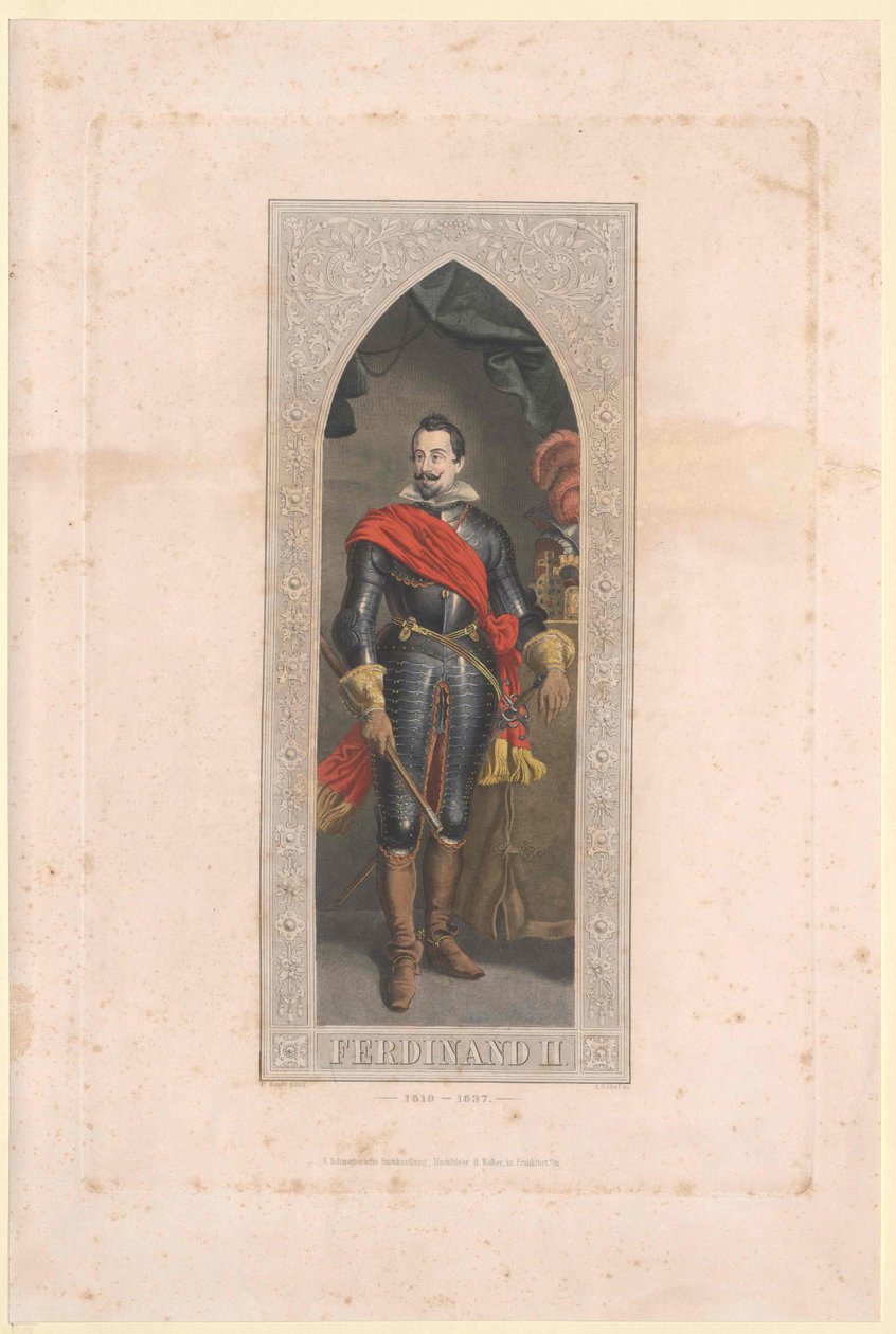 Heilige Roomse keizer Ferdinand II door Artist Unknown