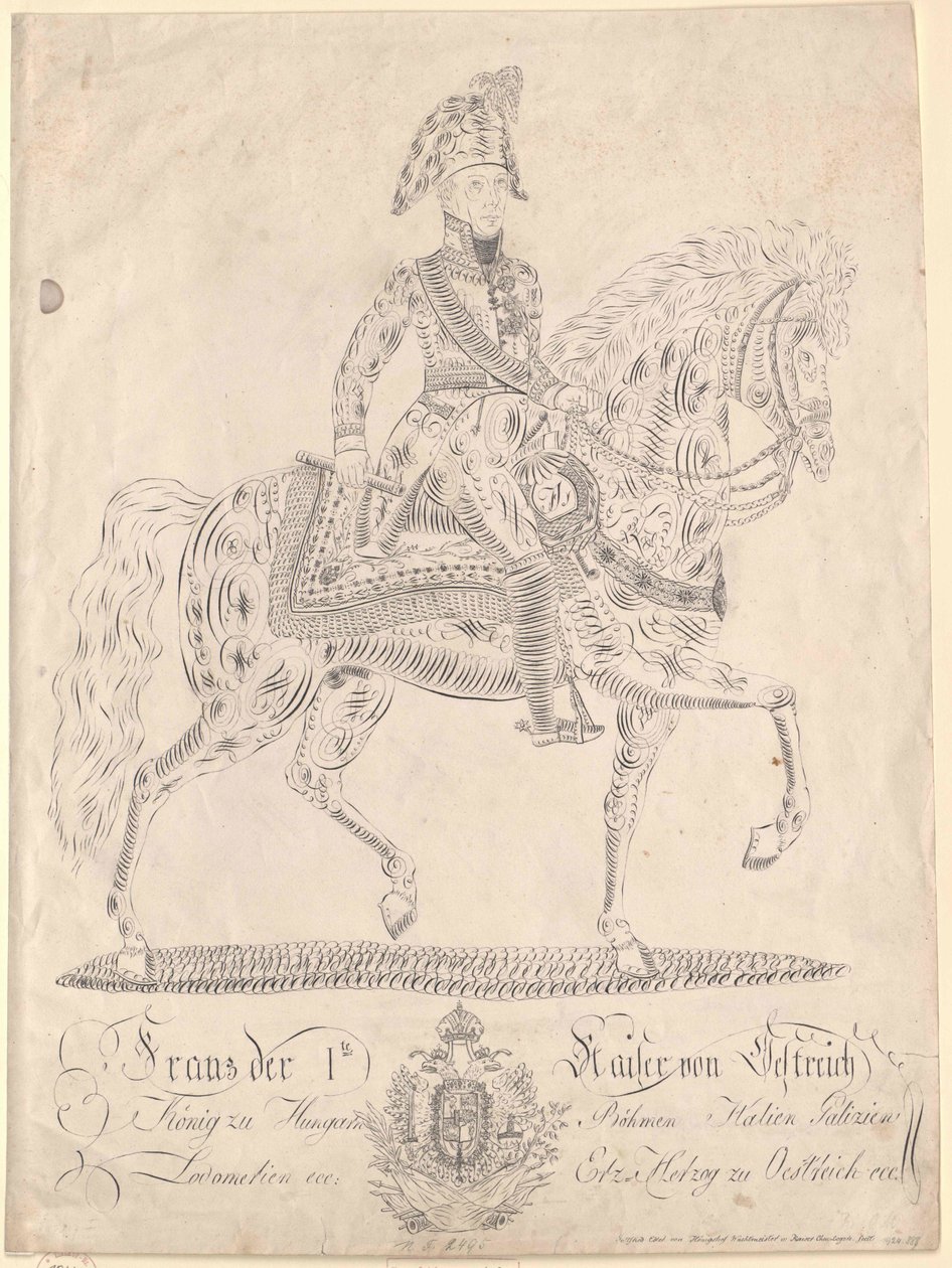 Heilige Roomse keizer Frans II door Artist Unknown