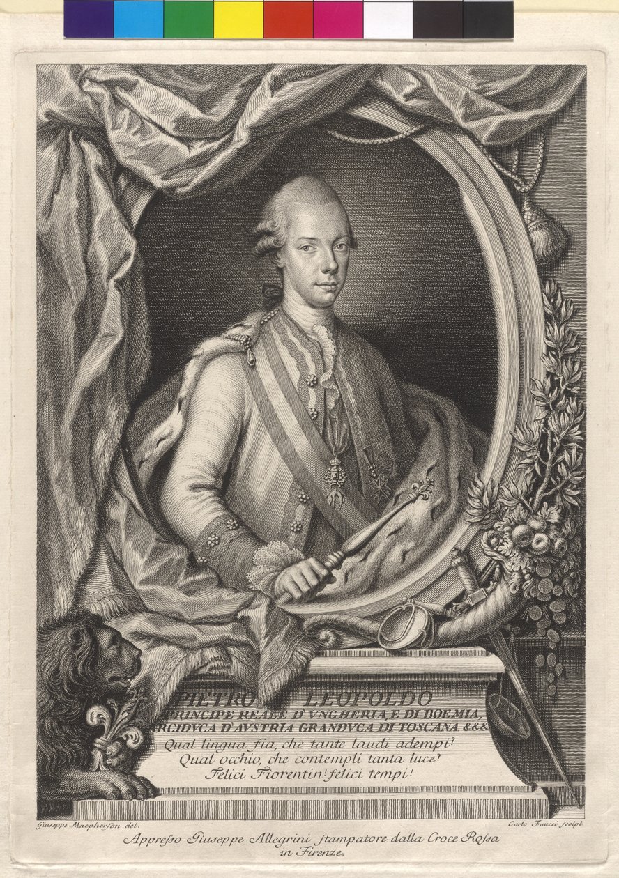 Heilige Roomse Keizer Leopold II door Artist Unknown