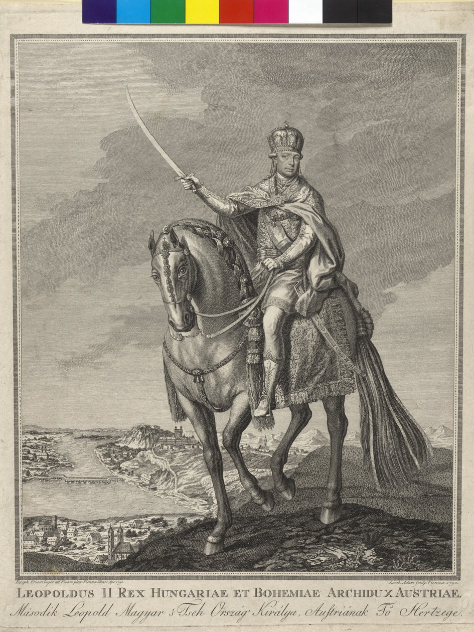 Heilige Roomse Keizer Leopold II door Artist Unknown