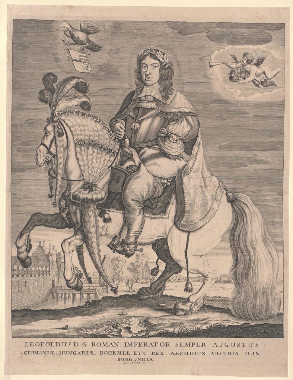 Heilige Roomse Keizer Leopold I door Artist Unknown