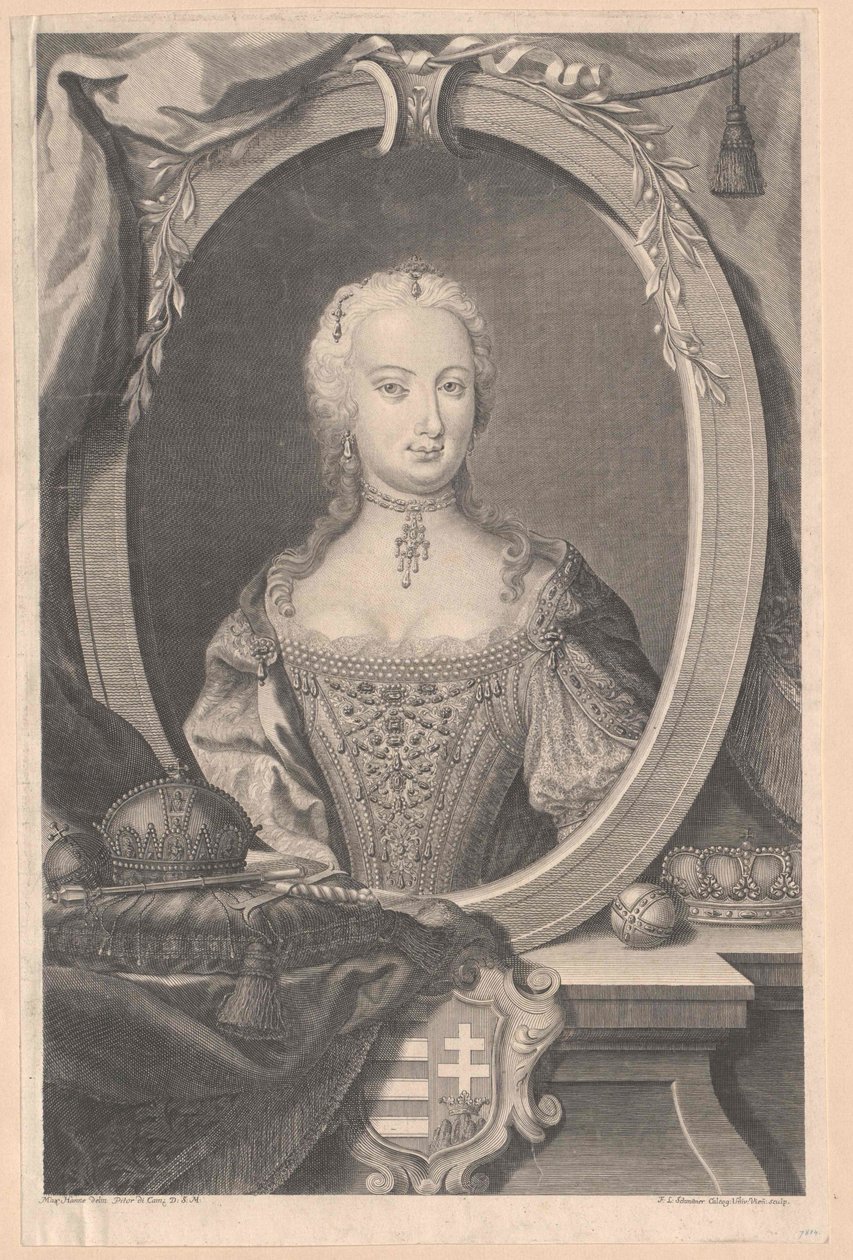 Heilige Romeinse Keizerin Maria Theresa door Artist Unknown