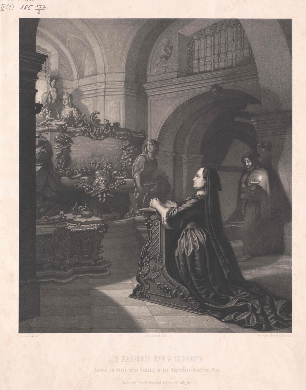 Heilige Romeinse keizerin Maria Theresia door Artist Unknown