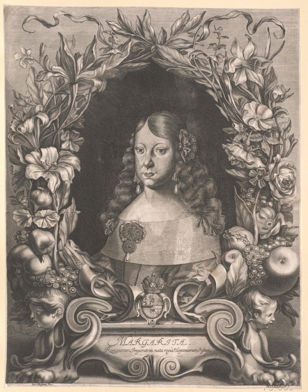 Infanta van Spanje Margaret Theresia door Artist Unknown