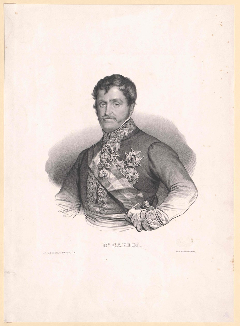 Infante van Spanje Karl door Artist Unknown