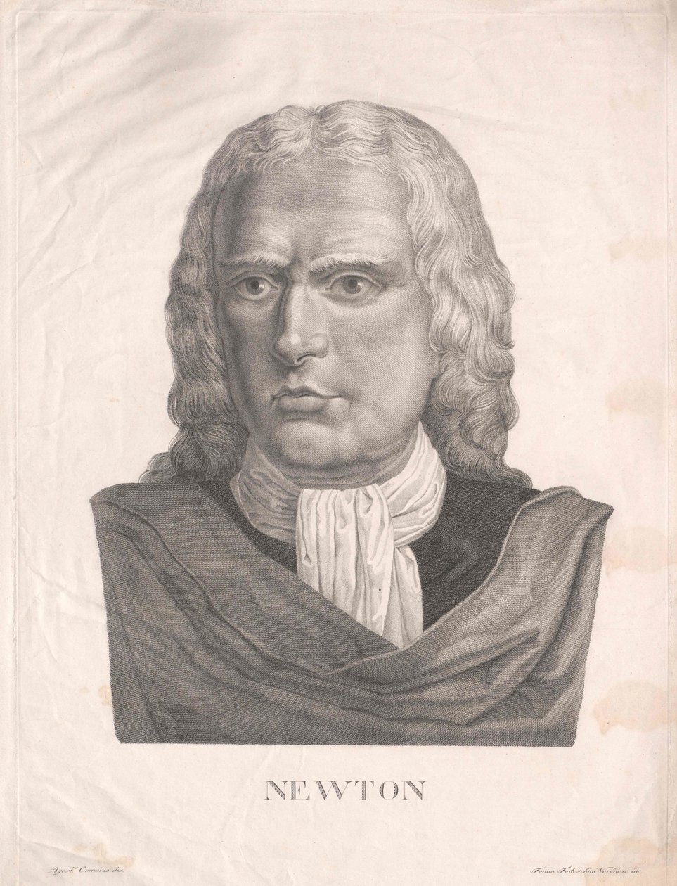 Isaac Newton door Artist Unknown