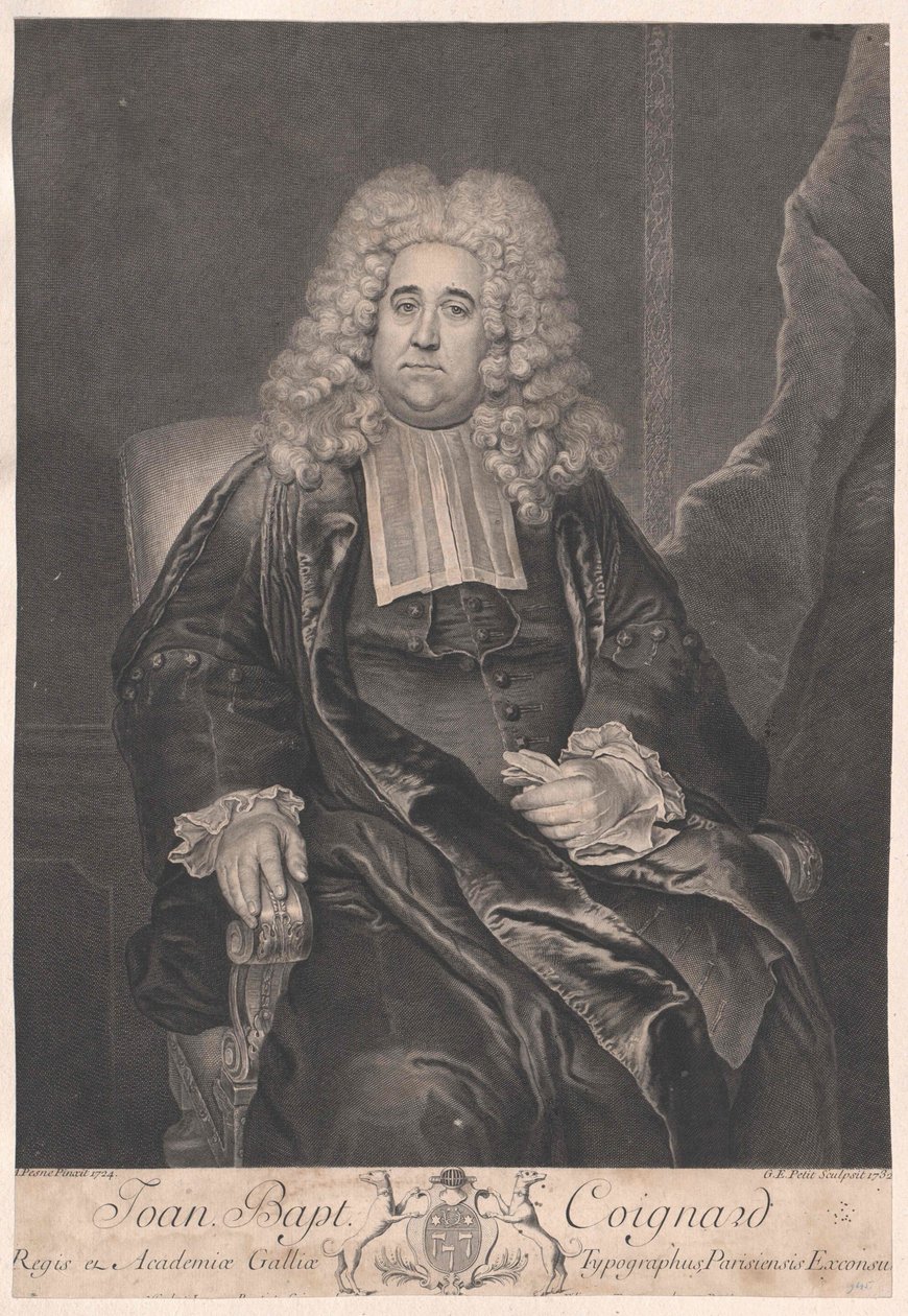 Jean Baptiste Coignard door Artist Unknown