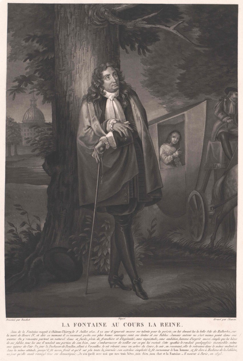 Jean de La Fontaine door Artist Unknown