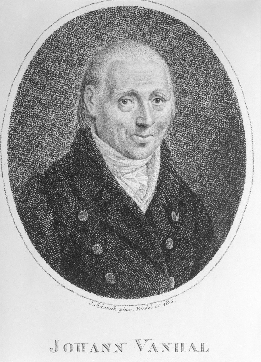 Johann Baptist Vanhal door Artist Unknown