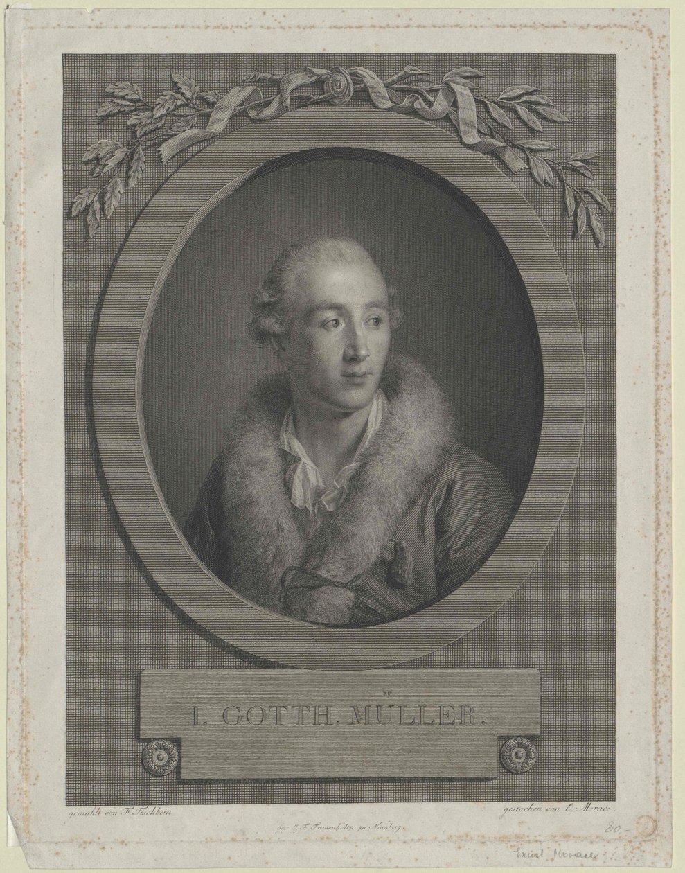 Johann Gotthard Mueller door Artist Unknown
