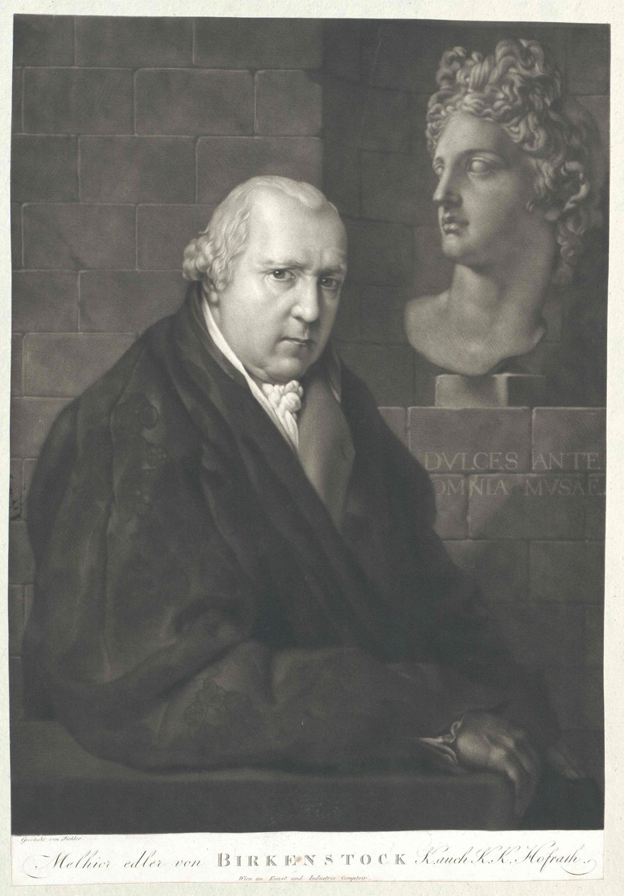 Johann Melchior edelman van Birkenstock door Artist Unknown