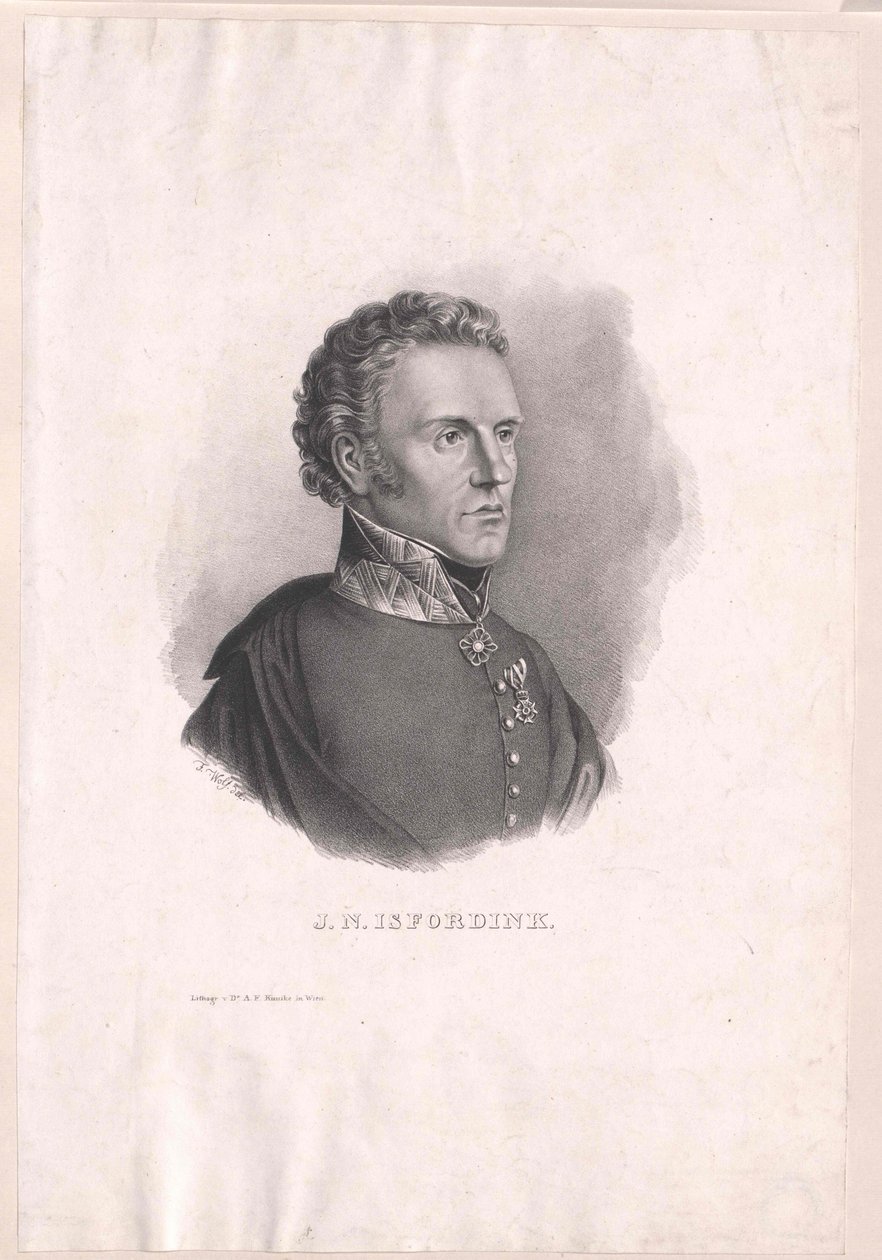 Johann Nepomuk von Isfordink-Kostnitz door Artist Unknown