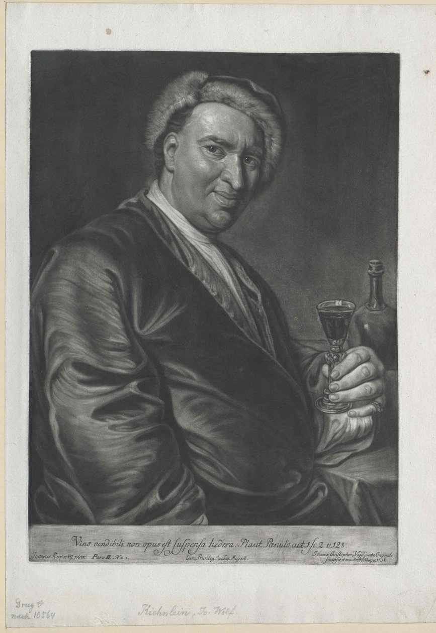 Johann Wolfgang Kiehnlein door Artist Unknown