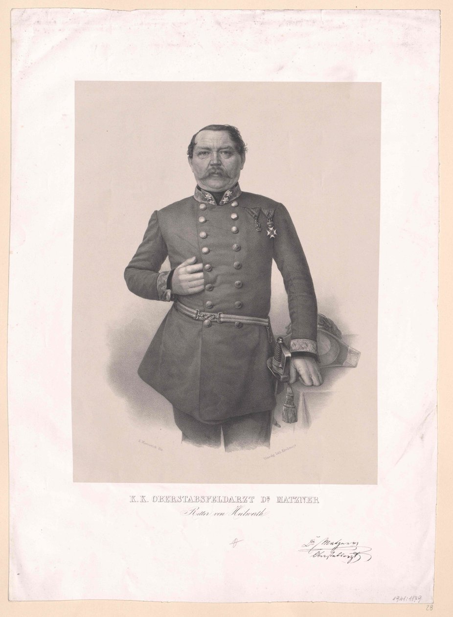 Johann ridder Matzner uit Heilwerth door Artist Unknown