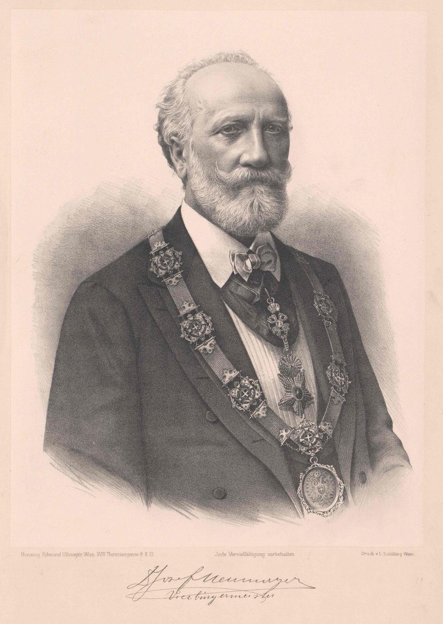Joseph Neumayer (afdrukken) door Artist Unknown