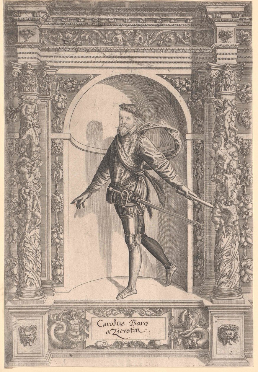 Karl baron Huis van Zierotin door Artist Unknown