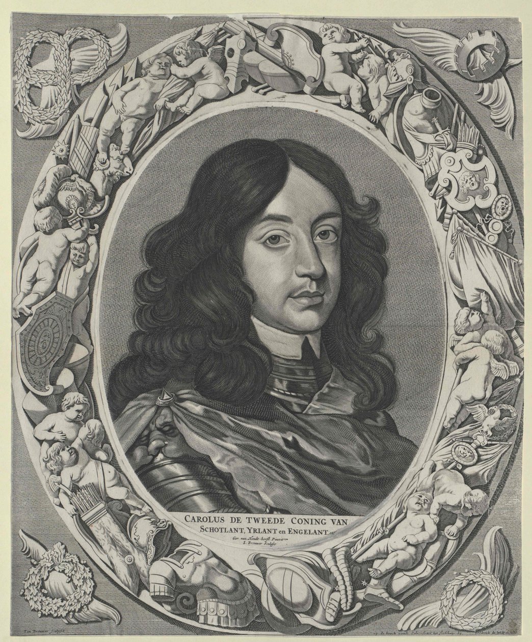Koning van Engeland Charles II door Artist Unknown