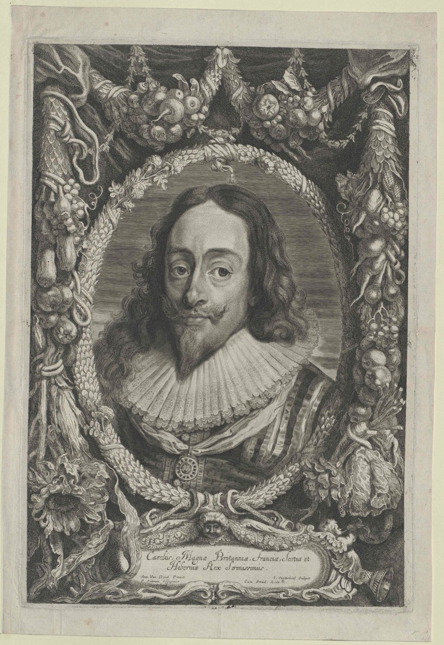 Koning van Engeland Charles I door Artist Unknown