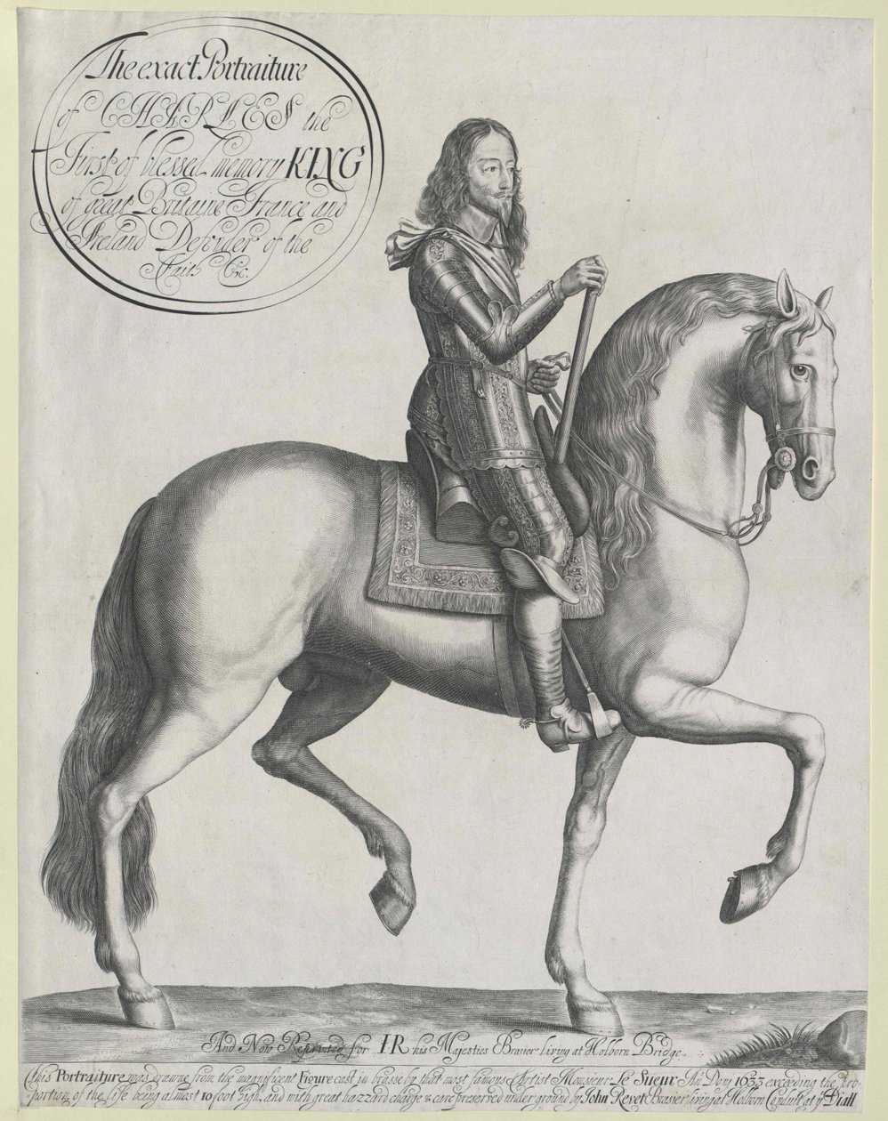 Koning van Engeland Charles I door Artist Unknown
