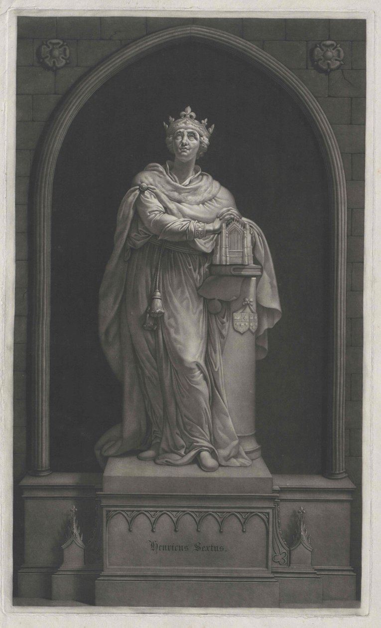 Koning van Engeland Hendrik VI door Artist Unknown