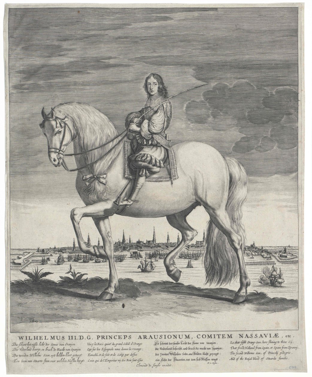 Koning van Engeland Wilhelm III door Artist Unknown